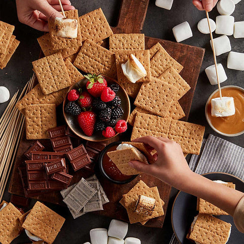 Honey Maid Honey Graham Crackers, 14.4 oz, 4 Pack - Sweet, Crunchy Graham Crackers, Family-Size Packs, Made with Honey